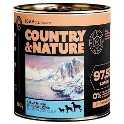 COUNTRY&NATURE łosoś ze szpinakiem 410g